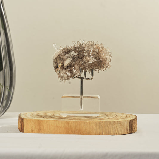 Natural Sichuan Quartz Plate Cluster Specimen Display Piece